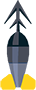 Airburst projectile with Barbed Darts crosspath