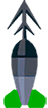 Barbed Darts projectile