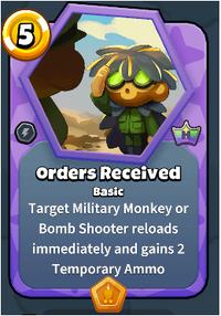 Orders Received card art