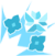 Icon of Triple Snowflakes