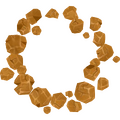 Rocks 50% damaged