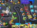 Enemy Sentinel Bloon popped, dealing damage to player's Hero