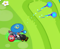 Arcane Master attacking 2 Bloons