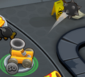 Spike-o-pult attacking