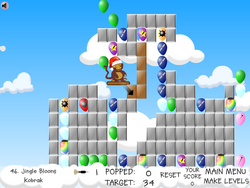 Screenshot of Jingle Bloons