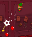 Elf Monkey attacks homing with Deadly Decorations