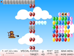 Screenshot of not very easy