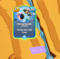 Dragging a Bloon card onto the player's side