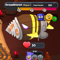 Critically damaged Stage 1 Phase 1 Dreadbloon