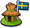 Image ofMonkey Village Sweden Flag
