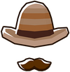 Icon of Hat and 'Stache
