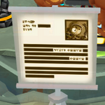 One of many screens of the "Briefing Area" decoration from Clans