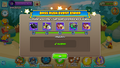 End-of-event menu with all islands cleared