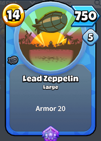Card art of Lead Zeppelin