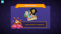 Menu after the event has ended.