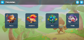 The Training campaign menu before version 3.0