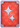 Red card with two stars
