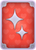 Red card with two stars