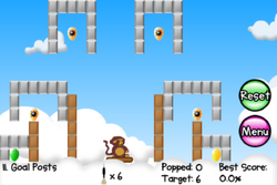 Screenshot of Goal Posts