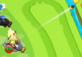 Druid attacking with defender active