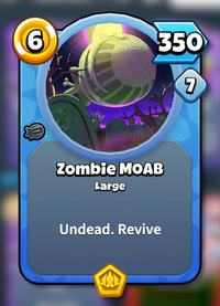 Card art of Zombie MOAB