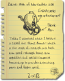 Secret note featuring Bionic Boomerang