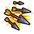 Exploding arrows icon