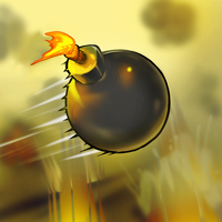 Bomb card art