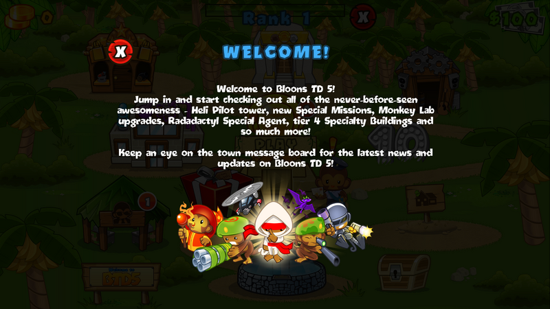 File:BTD5 Welcome Screen.png