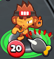 Triple Shot targeting a bloon