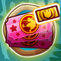 The pip on the main menu indicating that tickets can be claimed by opening it