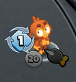 Dart Monkey reloading