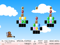 Screenshot of trap disabling
