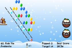 Screenshot of Ride the Avalanche