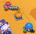 Screenshot of a Monkey Village providing Attack Power buffs (prior to v3.3)