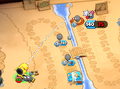 Armor-Piercing MOAB Mauler targeting a Lead Bloon. If it attacks, it will remove all of this Bloon's Armor before dealing 65 damage.