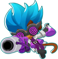 Artwork of level 20 Scientist Gwendolin