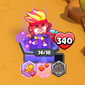 Gwen's second "gains" animation