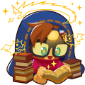 Artwork of level 20 Book Wyrm