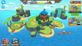 Empty Team Island, with easter theme.