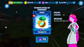 The player previewing a second item