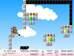 Screenshot of beer pong