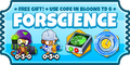 Image of the FORSCIENCE code included in a marketing email