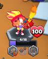 Gwen's "wink" idle animation