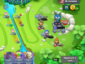 Rad Bloon slowed by a MOAB Dominator