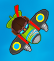 Bomber Ace with 130 crosspath