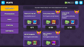 The feats menu in-game