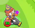 Wizard Monkey gaining extra attack after turns passed