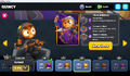 Hero menu screen