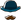 Blue Bowler Hat